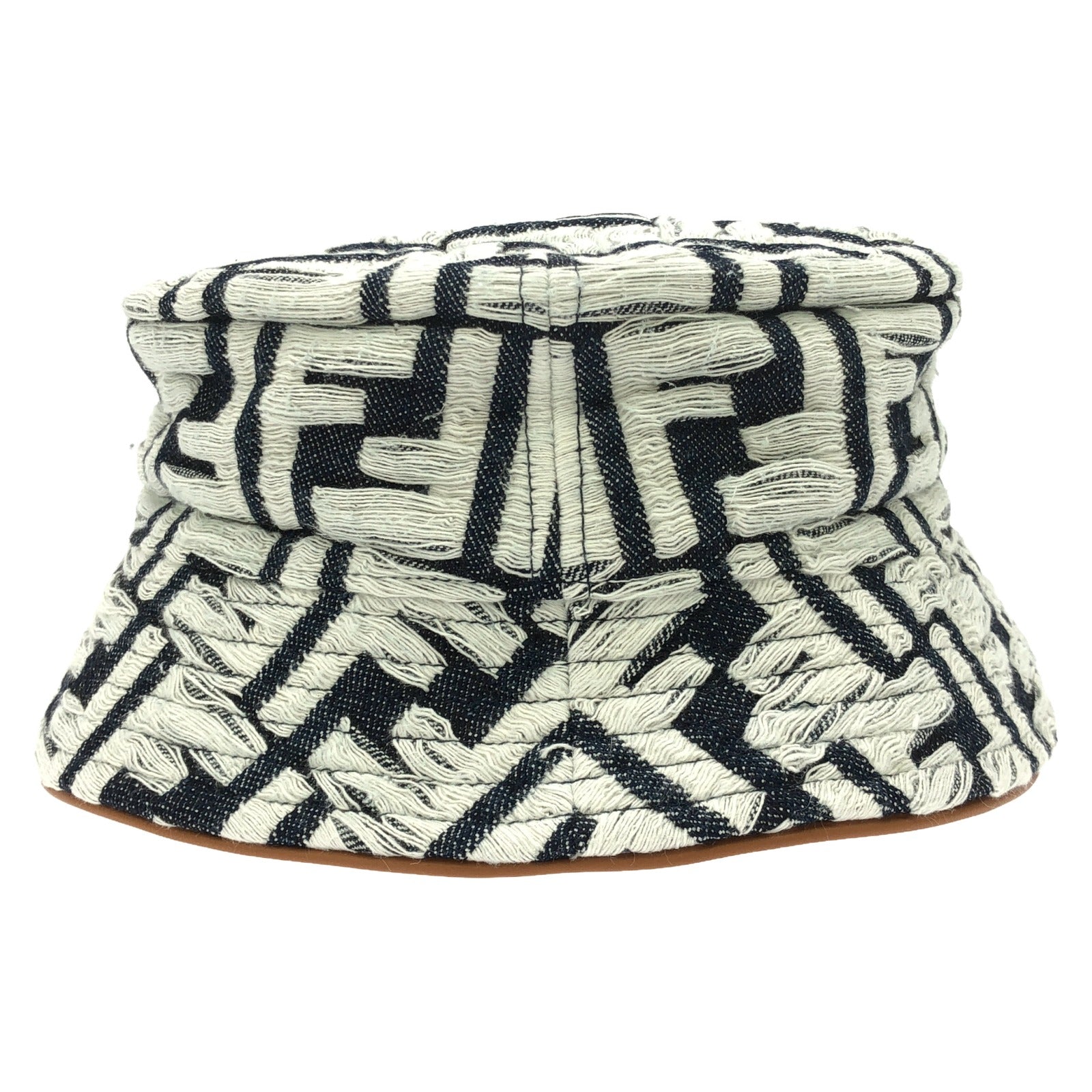 Fendi Cotton Bucket Hat Navy