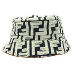 Fendi Cotton Bucket Hat Navy