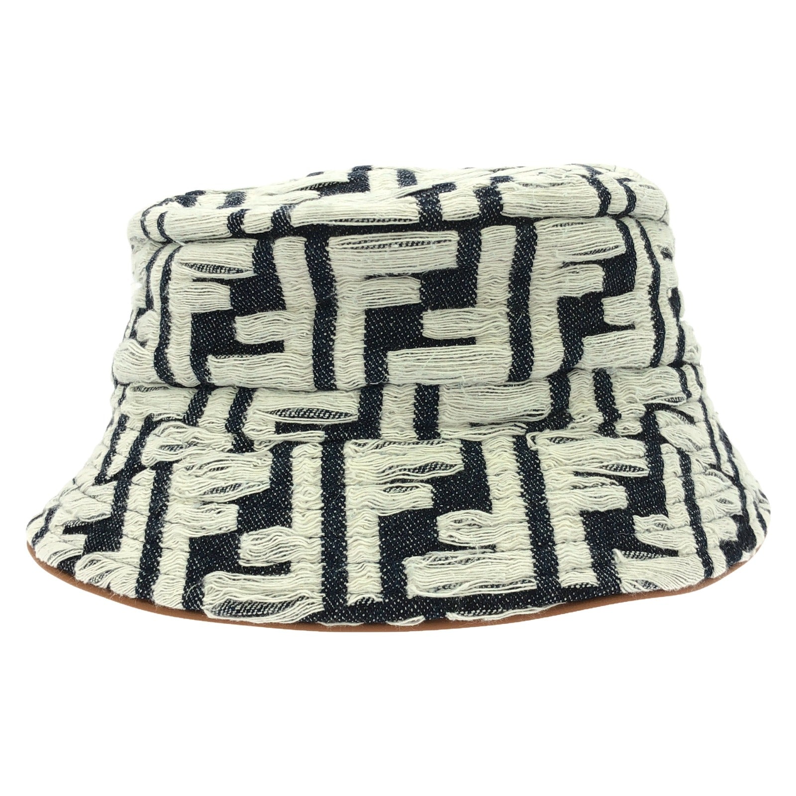Fendi Cotton Bucket Hat Navy