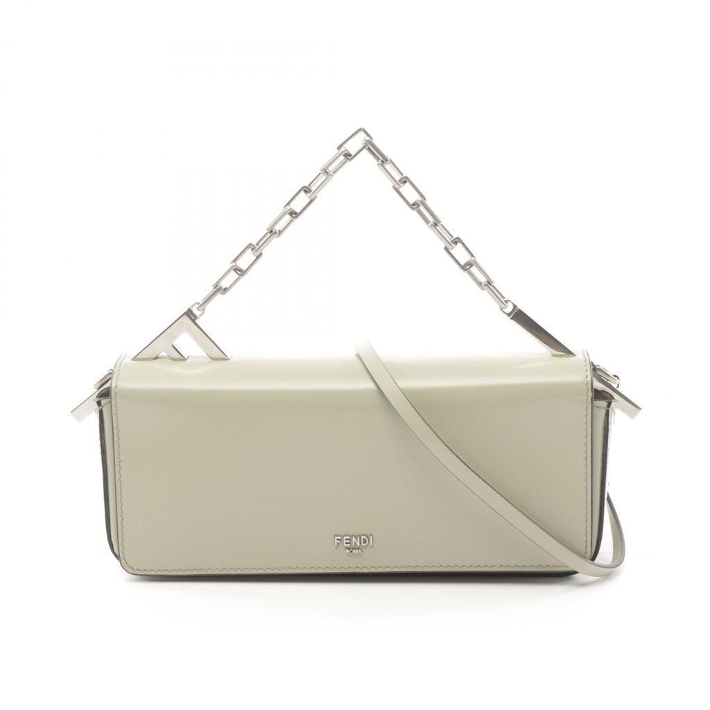 Fendi Leather First Side Handbag Green