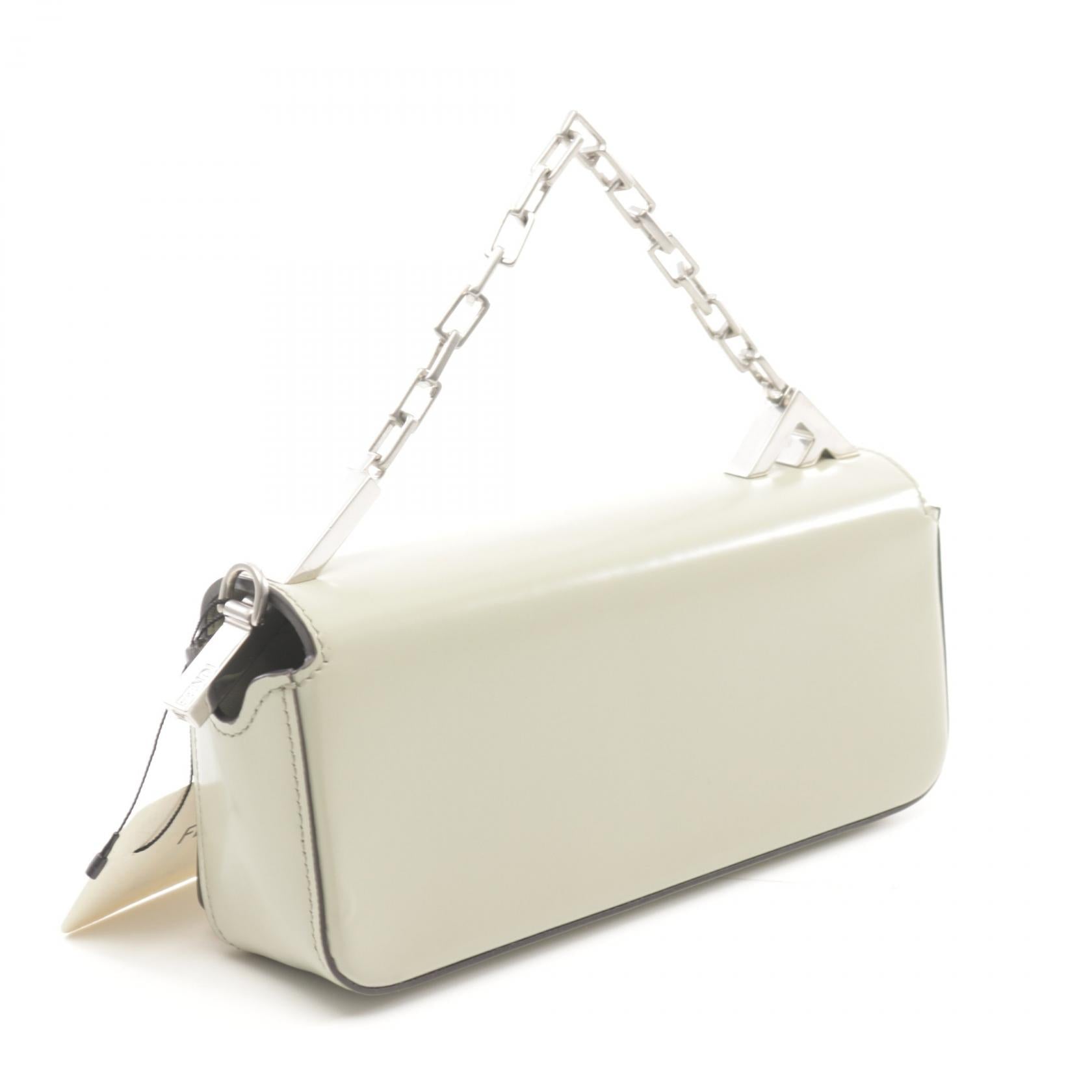 Fendi Leather First Side Handbag Green