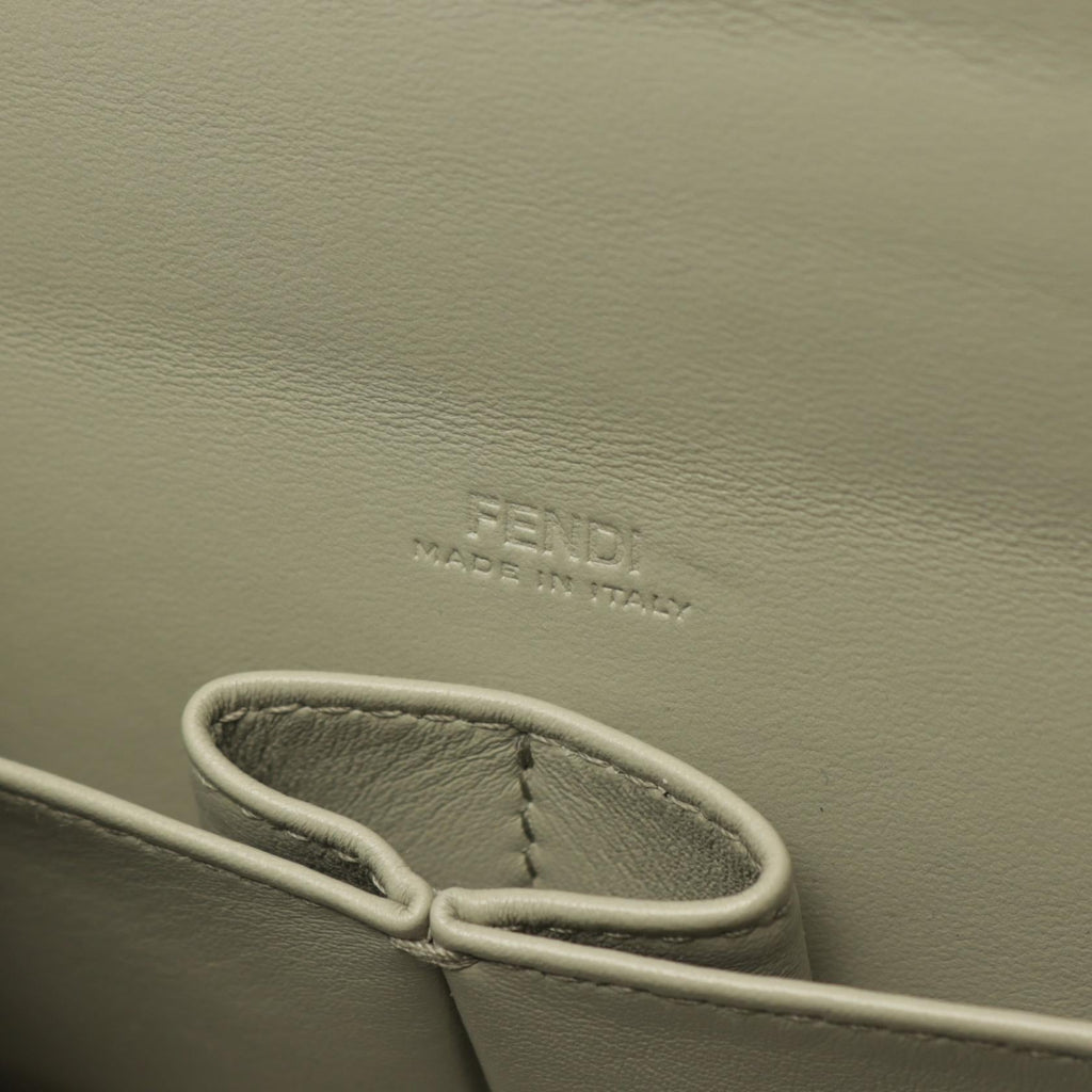 Fendi Leather First Side Handbag Green