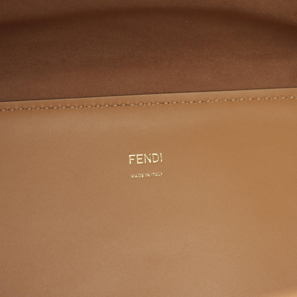 Fendi Sunshine Medium Tote Bag Leather Beige