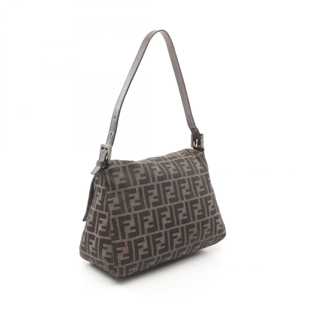 Fendi Mamma Baguette Zucca Shoulder Bag