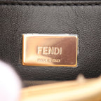Fendi Mini Peekaboo Iconic Leather Handbag