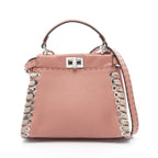 Fendi Mini Peekaboo Leather Handbag 8BN244