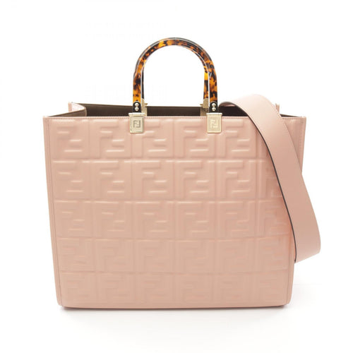 Fendi Leather Sunshine Medium Tote Bag