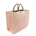 Fendi Leather Sunshine Medium Tote Bag