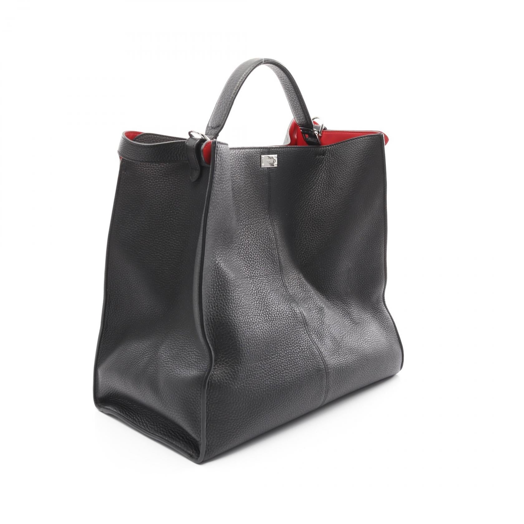 Fendi Peekaboo X-Lite Leather Shoulder Bag