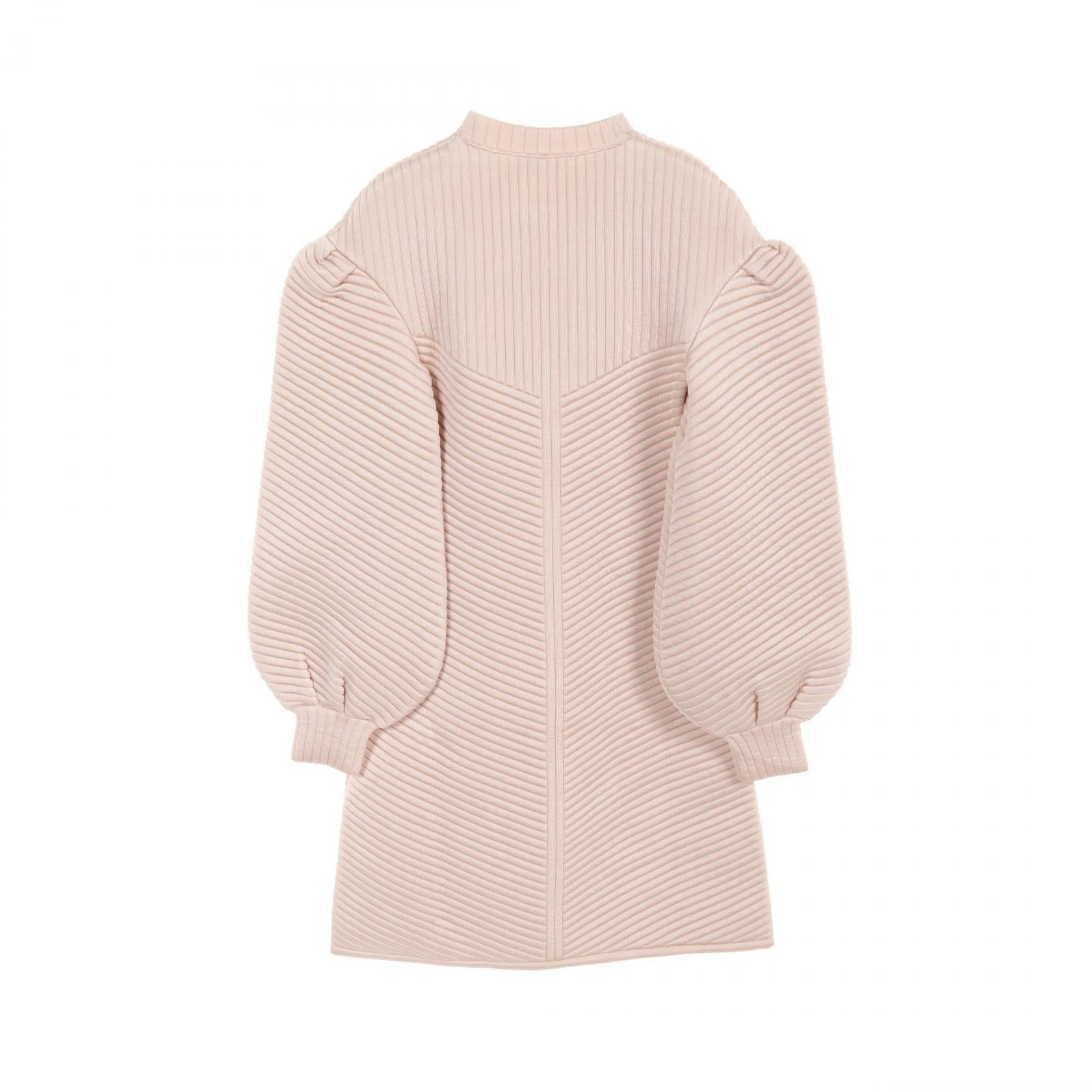 Fendi Rayon Dress Pink FZD863