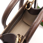 Gucci Jumbo GG Canvas Leather Tote Bag