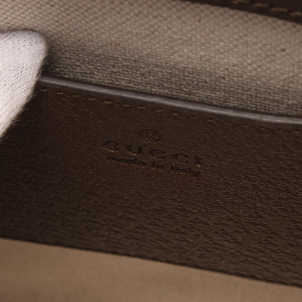 Gucci Jumbo GG Canvas Leather Tote Bag
