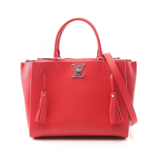 Louis Vuitton Lockmeat Leather Tote Bag