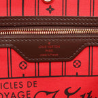 Louis Vuitton Neverfull Damier Coated Canvas Tote Bag