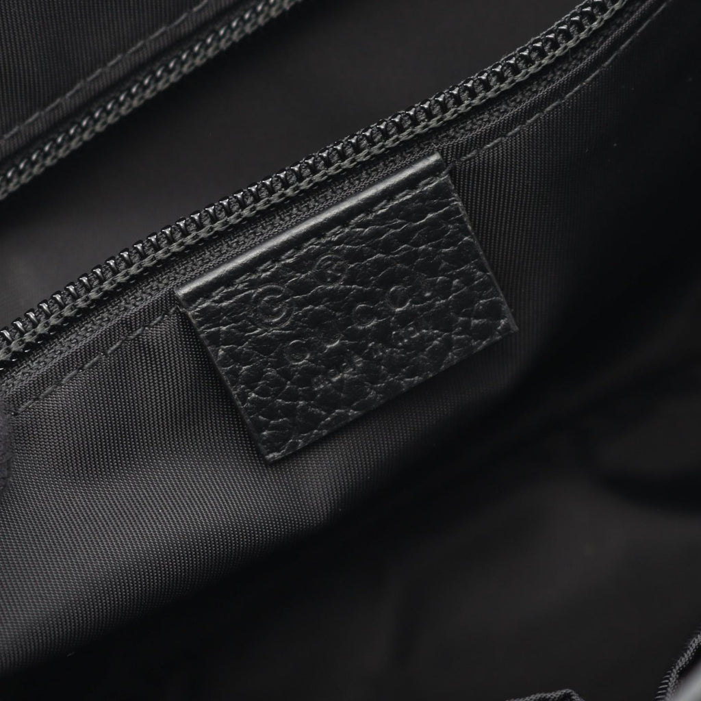 Gucci GG Nylon Shoulder Bag Nylon Leather Shoulder Bag