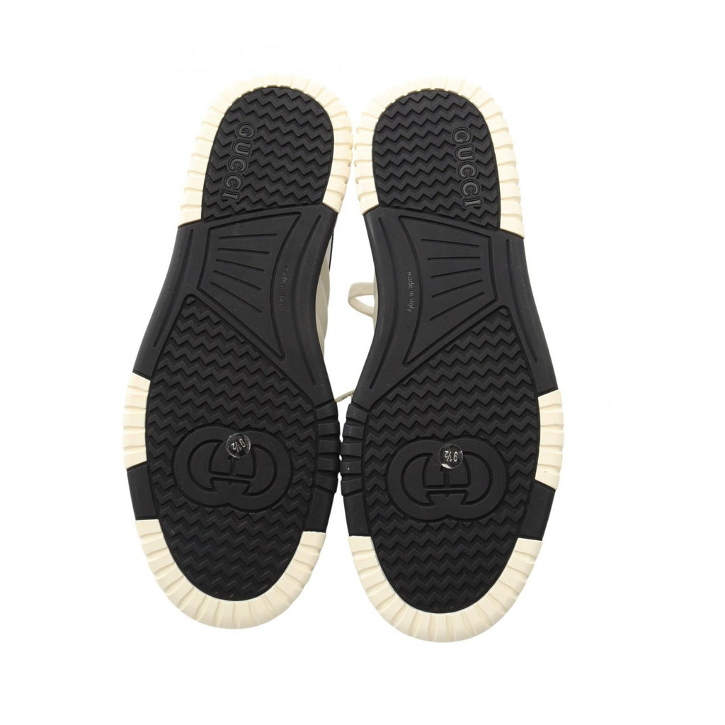 Gucci Re-Web Leather Fabric Sneakers