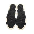 Gucci Re-Web Leather Fabric Sneakers