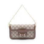 Gucci Horsebit 1955 GG Supreme Coated Canvas Handbag