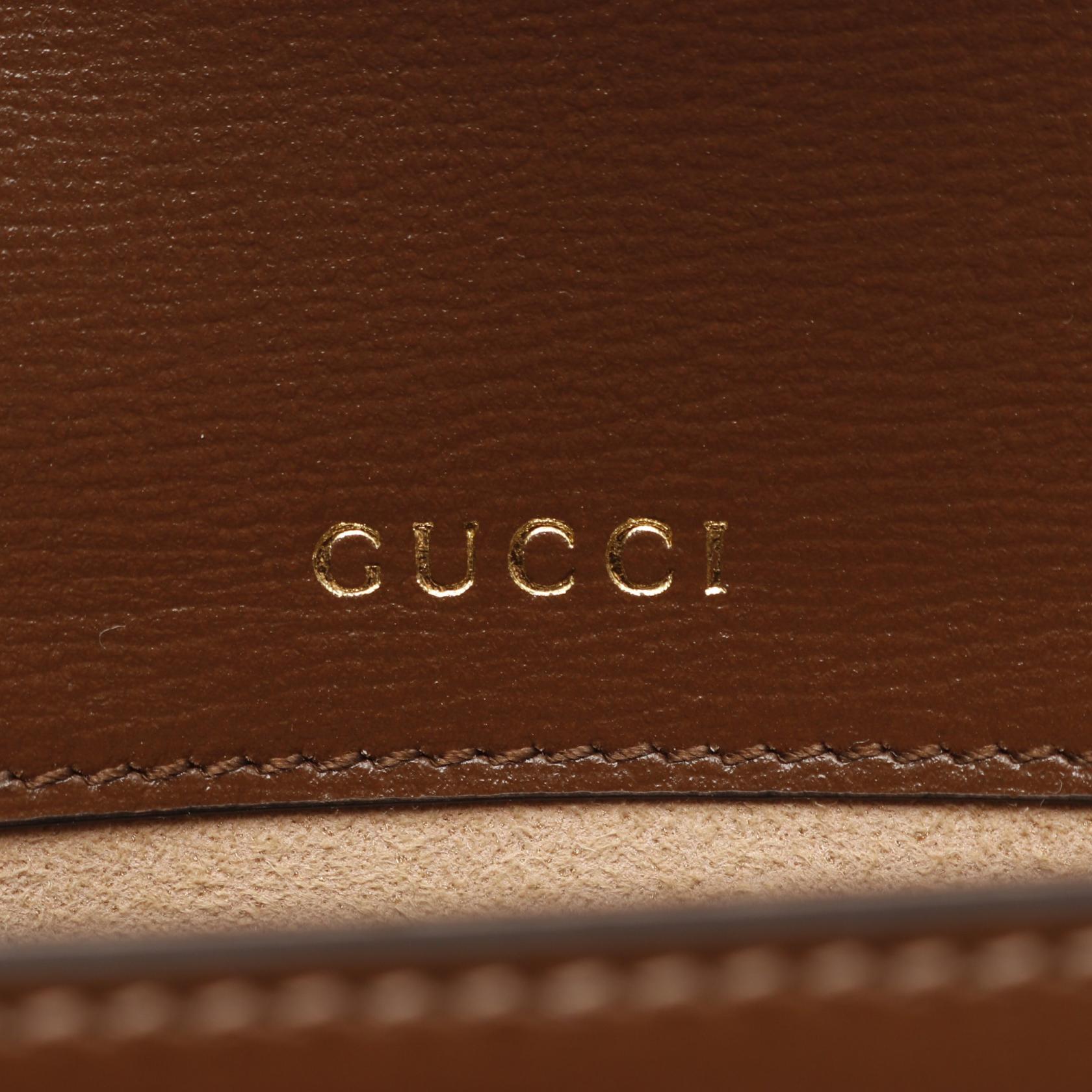 Gucci Horsebit 1955 GG Supreme Coated Canvas Handbag