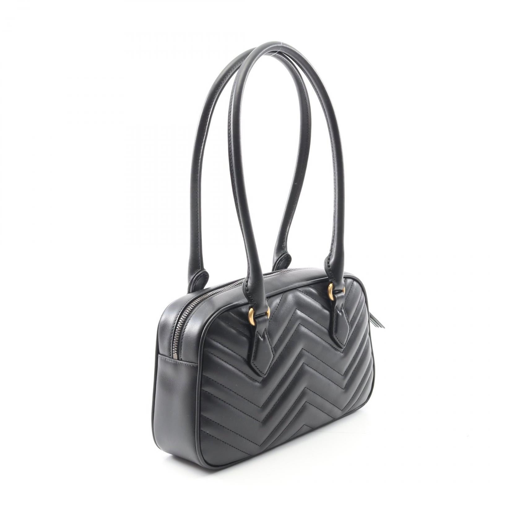 Gucci GG Marmont Small Top Handle Bag Leather Handbag
