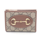 Gucci Horsebit 1955 GG Supreme Leather PVC Wallet
