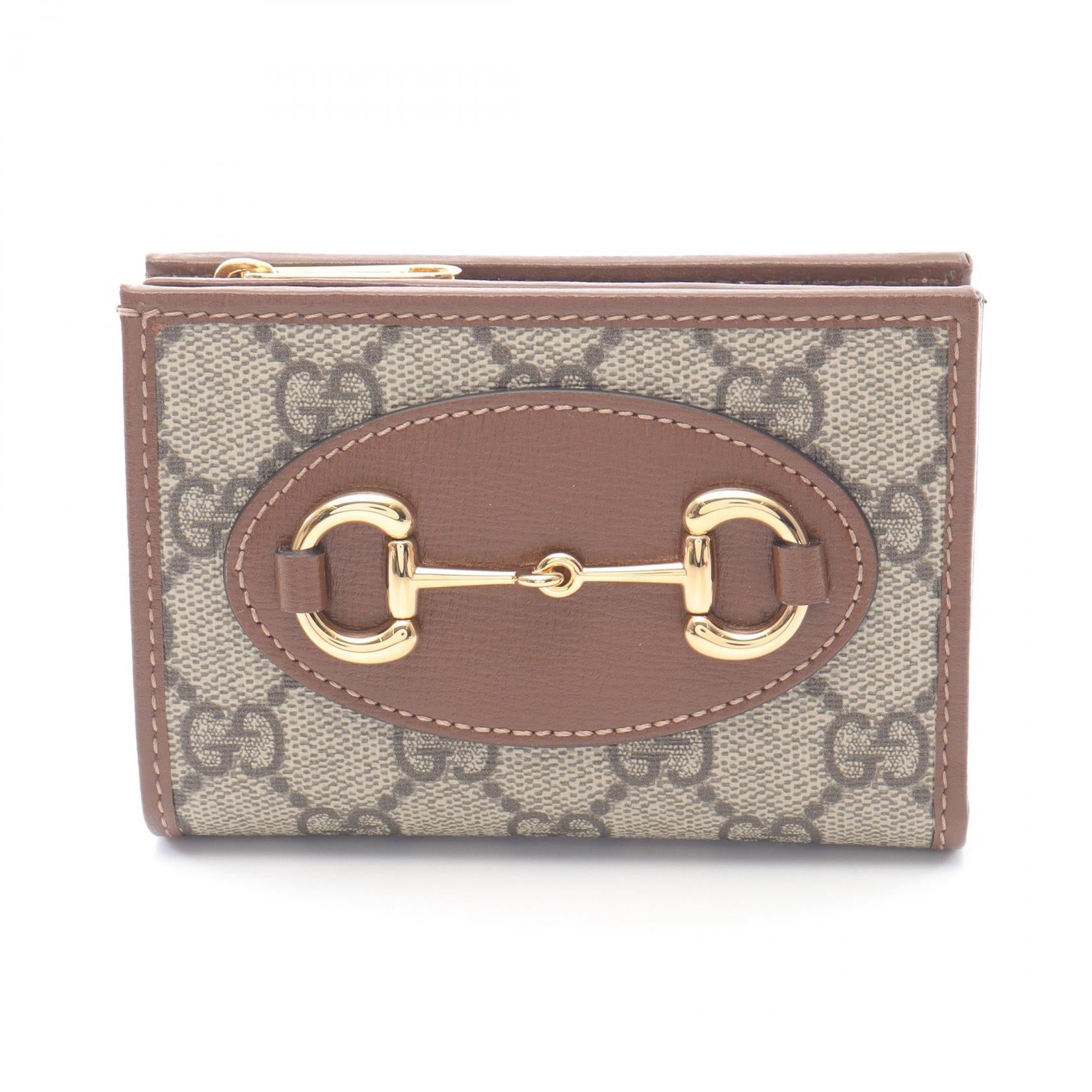 Gucci Horsebit 1955 GG Supreme Leather PVC Wallet