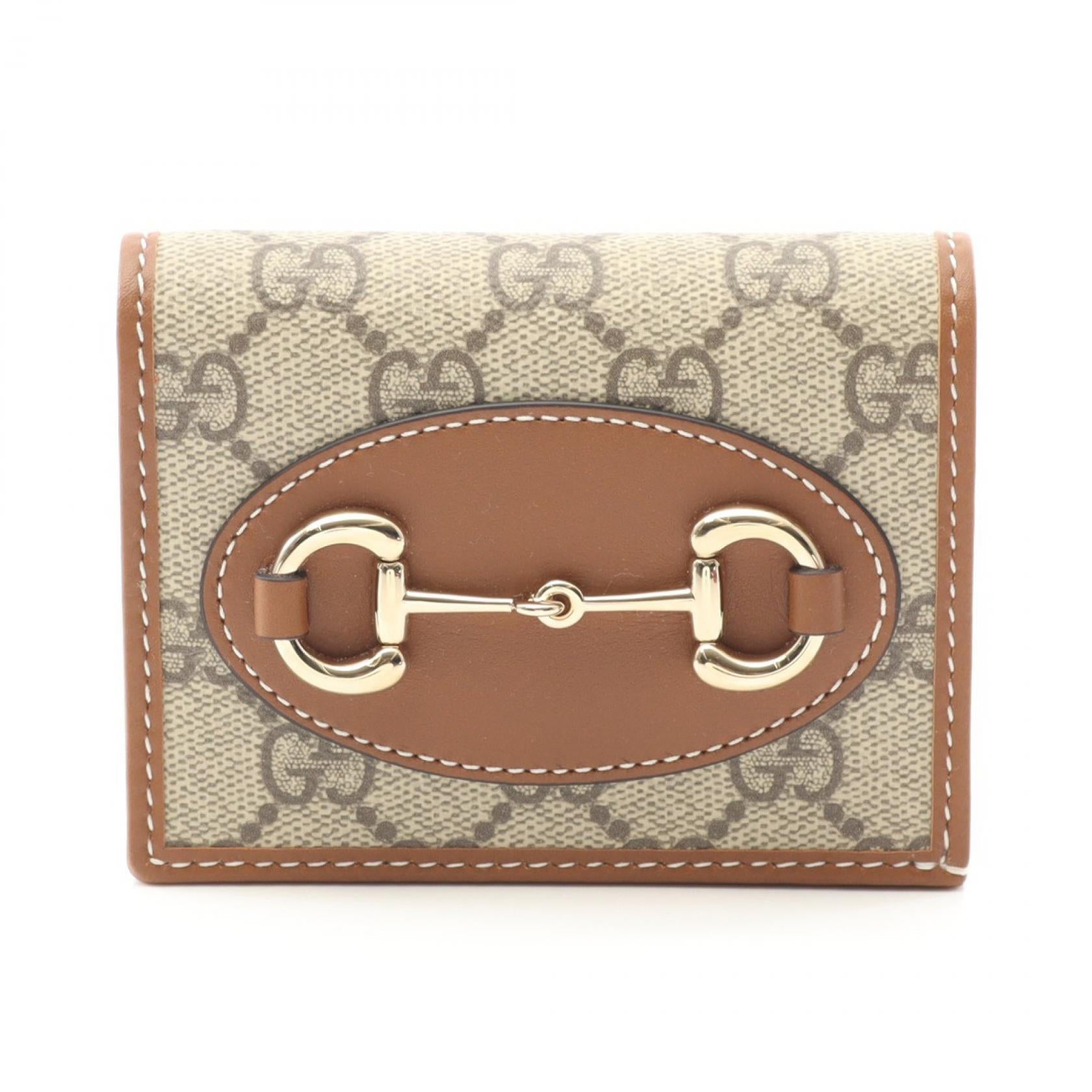 Gucci Horsebit 1955 GG Supreme Leather Bifold Wallet