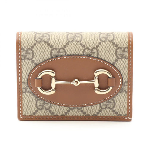 Gucci Horsebit 1955 GG Supreme Leather Bifold Wallet