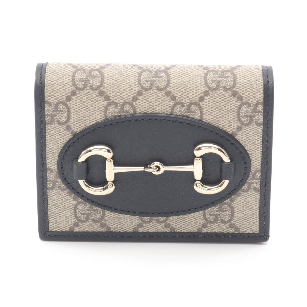 Gucci Horsebit 1955 GG Supreme Leather PVC Wallet