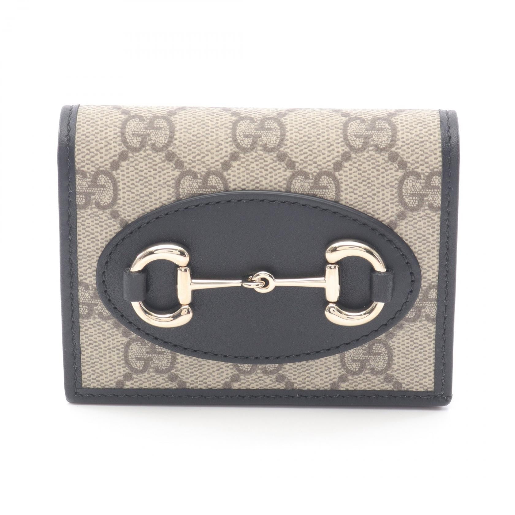 Gucci Horsebit 1955 GG Supreme Leather PVC Wallet