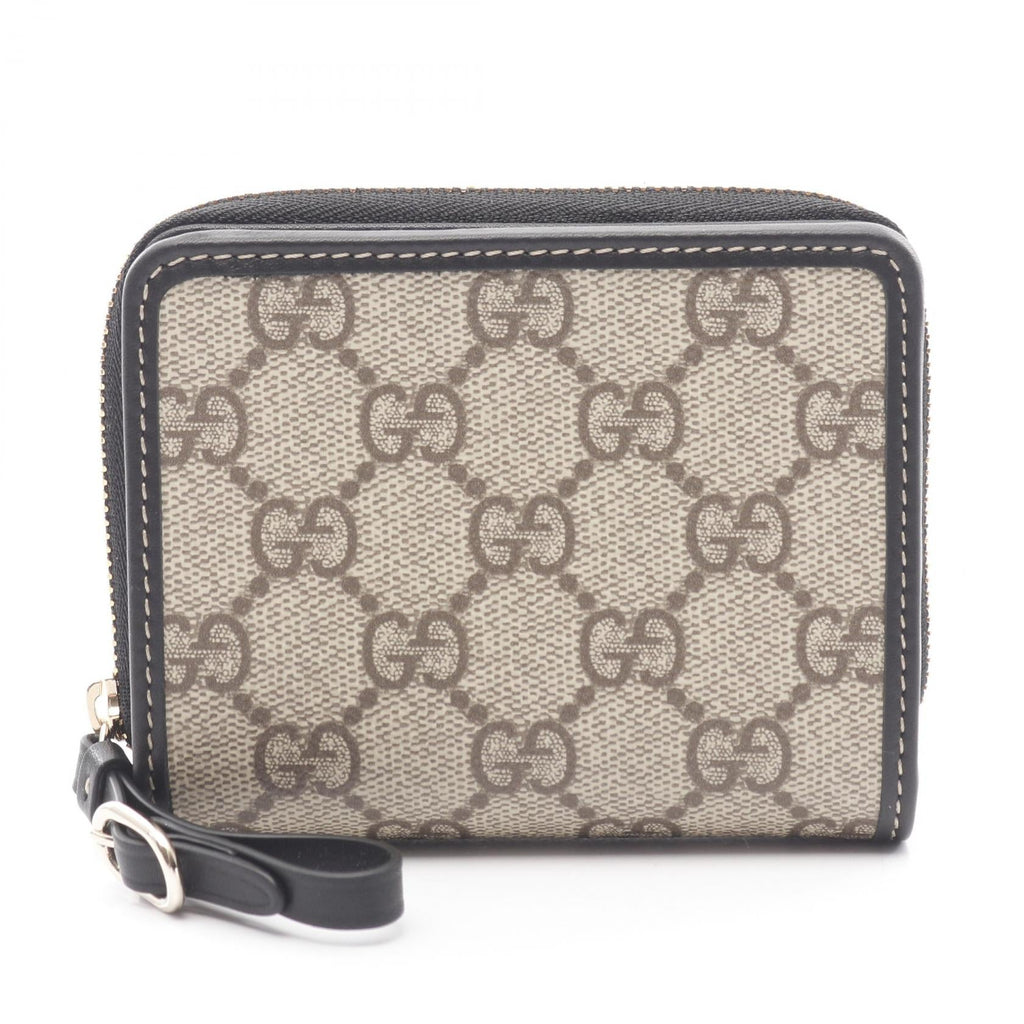 Gucci GG Emblem Leather PVC Wallet