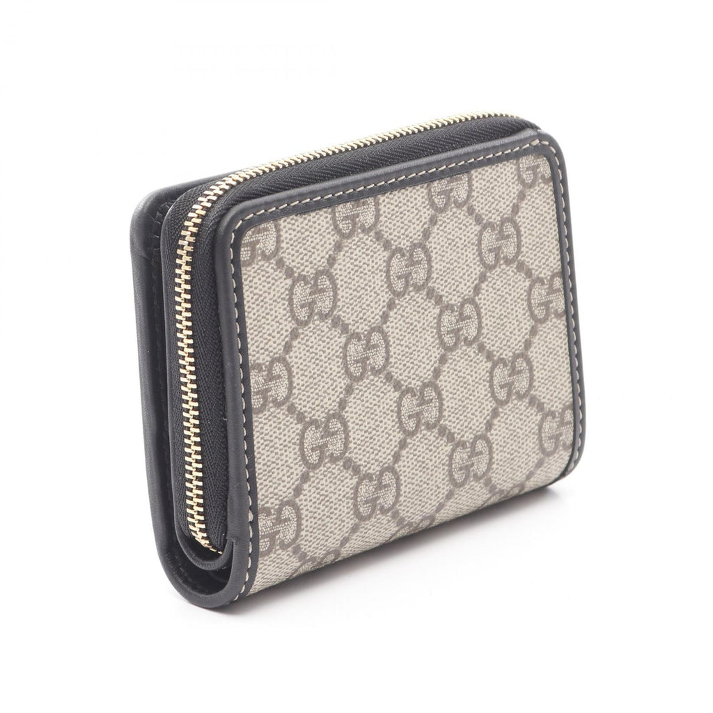 Gucci GG Emblem Leather PVC Wallet