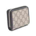 Gucci GG Emblem Leather PVC Wallet
