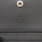 Gucci GG Emblem Leather PVC Wallet