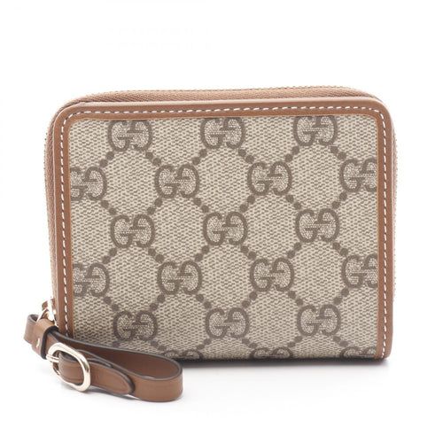 Gucci GG Emblem Leather PVC Wallet
