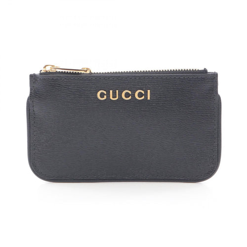 Gucci Script Leather Coin Case