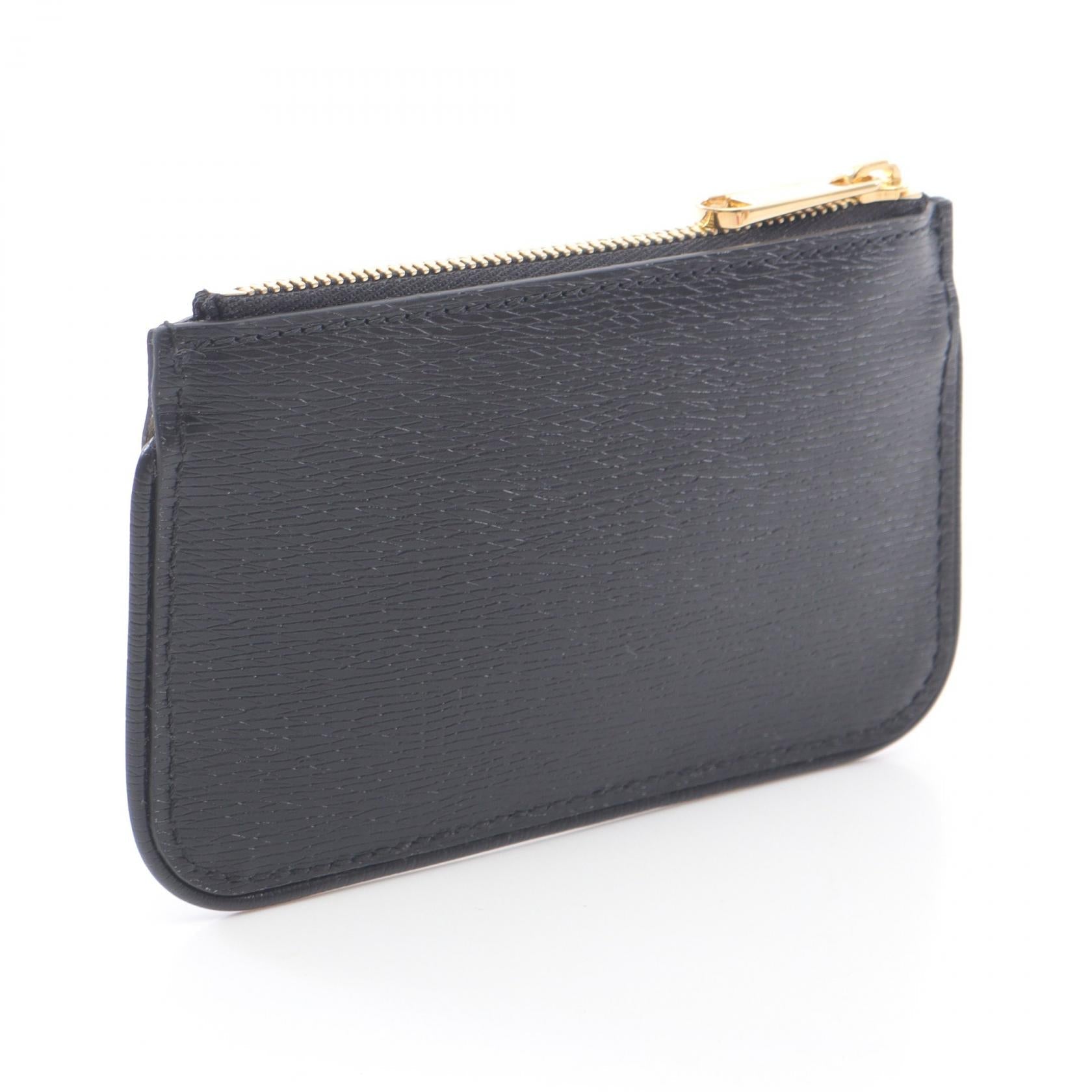 Gucci Script Leather Coin Case