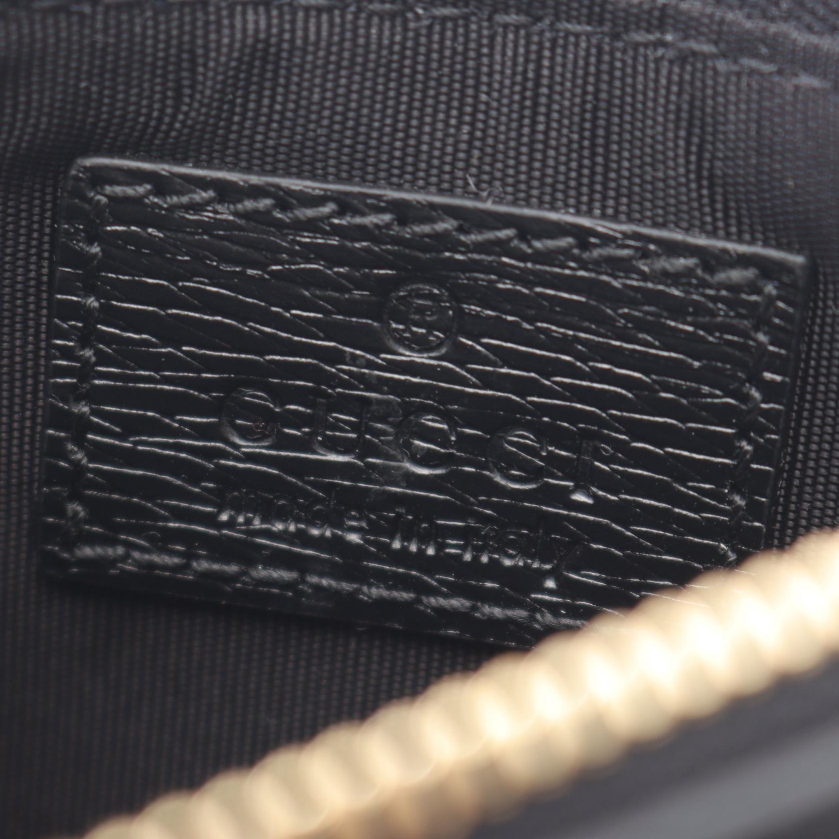 Gucci Script Leather Coin Case