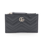 Gucci Double G Leather Coin Case