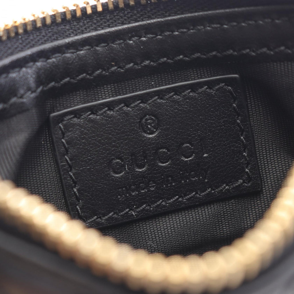 Gucci Double G Coin Case Leather Coin Case