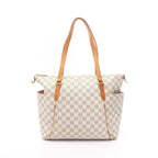 Louis Vuitton Totally MM Damier Azur Coated Canvas Tote Bag