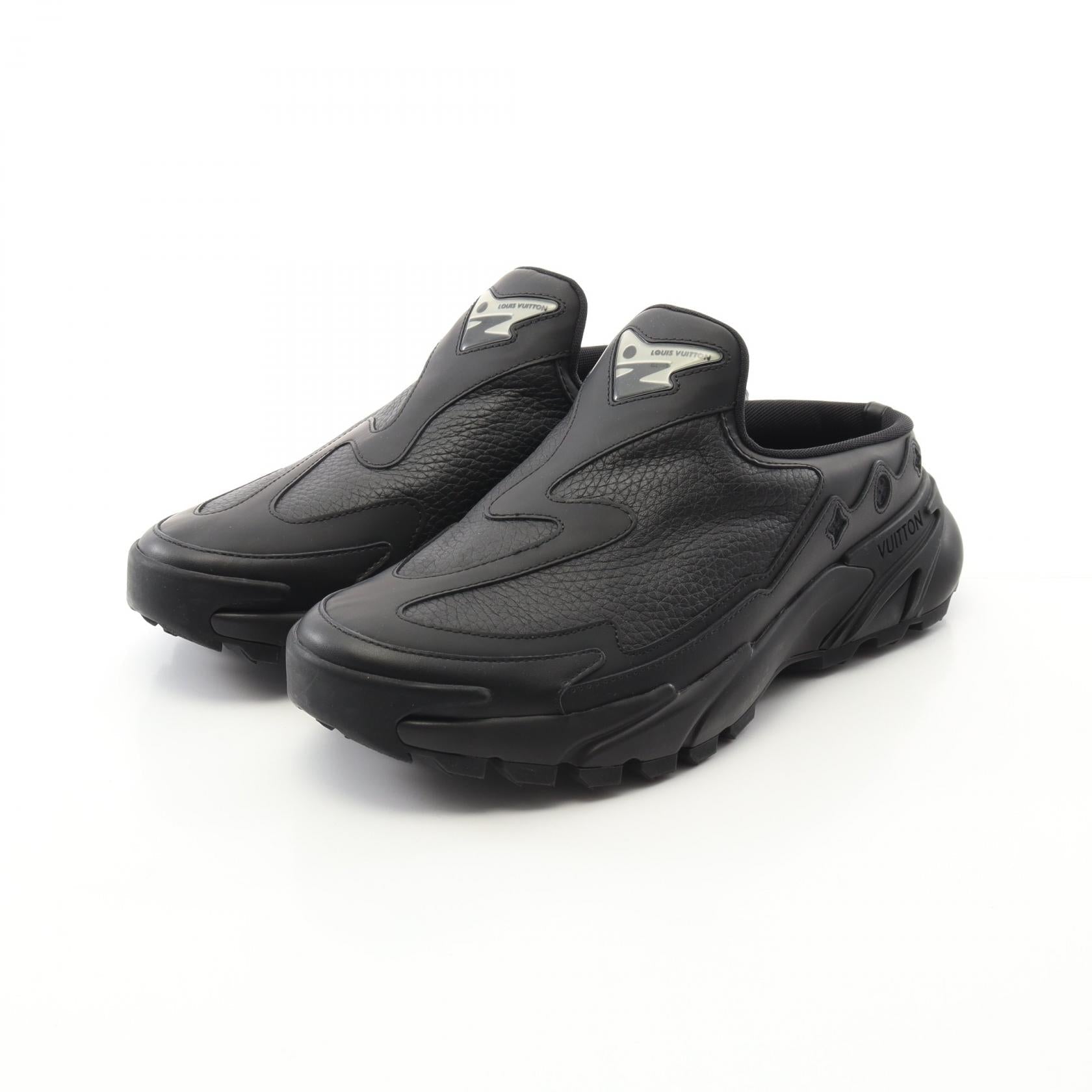 Louis Vuitton Tatic Line Leather Slip-on Shoes