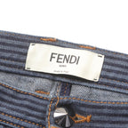 Fendi Denim Pants Cotton Navy