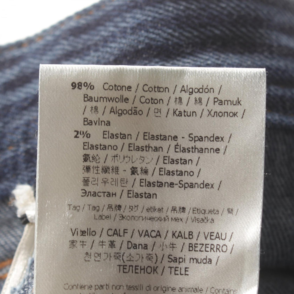 Fendi Denim Pants Cotton Navy