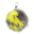 Fendi Fur Charm Accessory Yellow/Gray