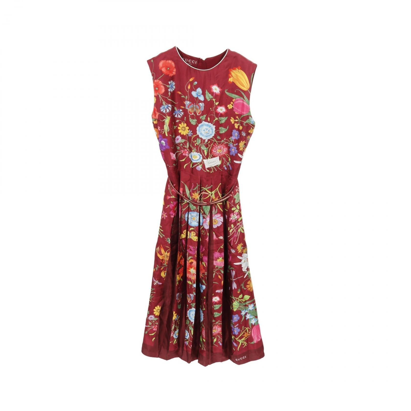 Gucci Flora Silk Dress