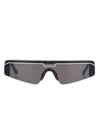 Balenciaga Women's Logo Ski Flat Square Sunglasses