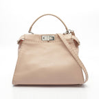 Fendi Peekaboo Regular Leather Handbag 8BN226
