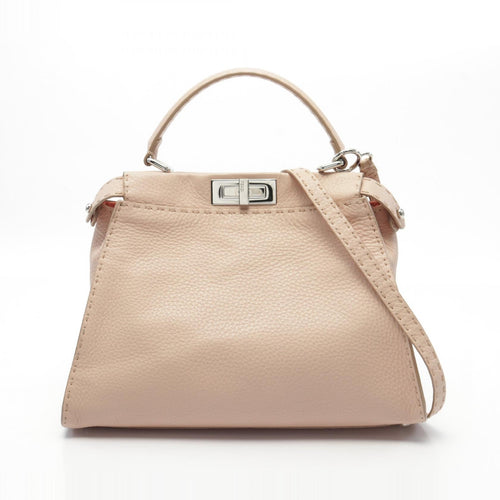 Fendi Peekaboo Regular Leather Handbag 8BN226