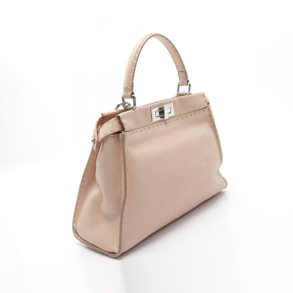 Fendi Peekaboo Regular Leather Handbag 8BN226